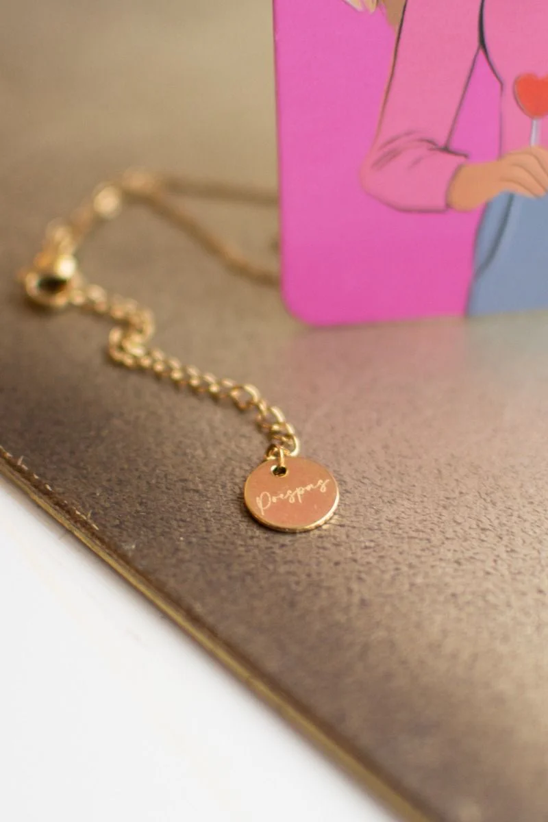 Ketting five tiny hearts | Goud | Studio Poespas - Image 4