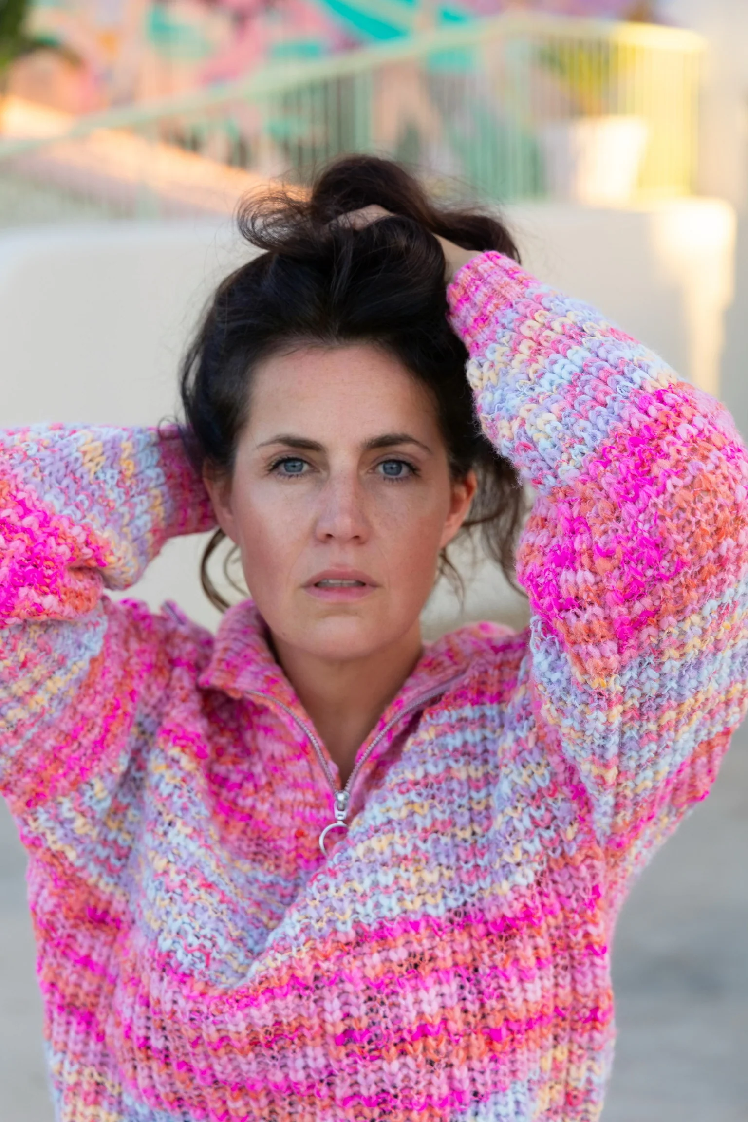 Knit tompouce | Pink | Studio Poespas - Image 6