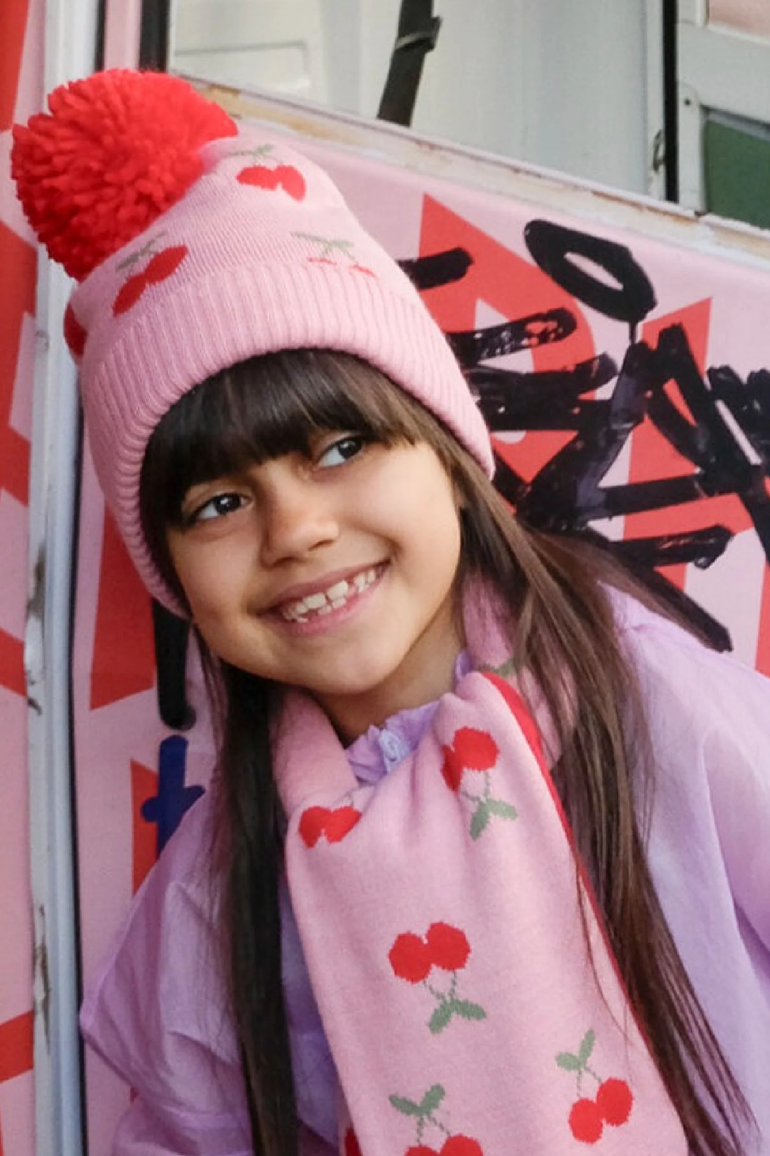 Knitted hat cheerful cherry | Rockahula - Image 10