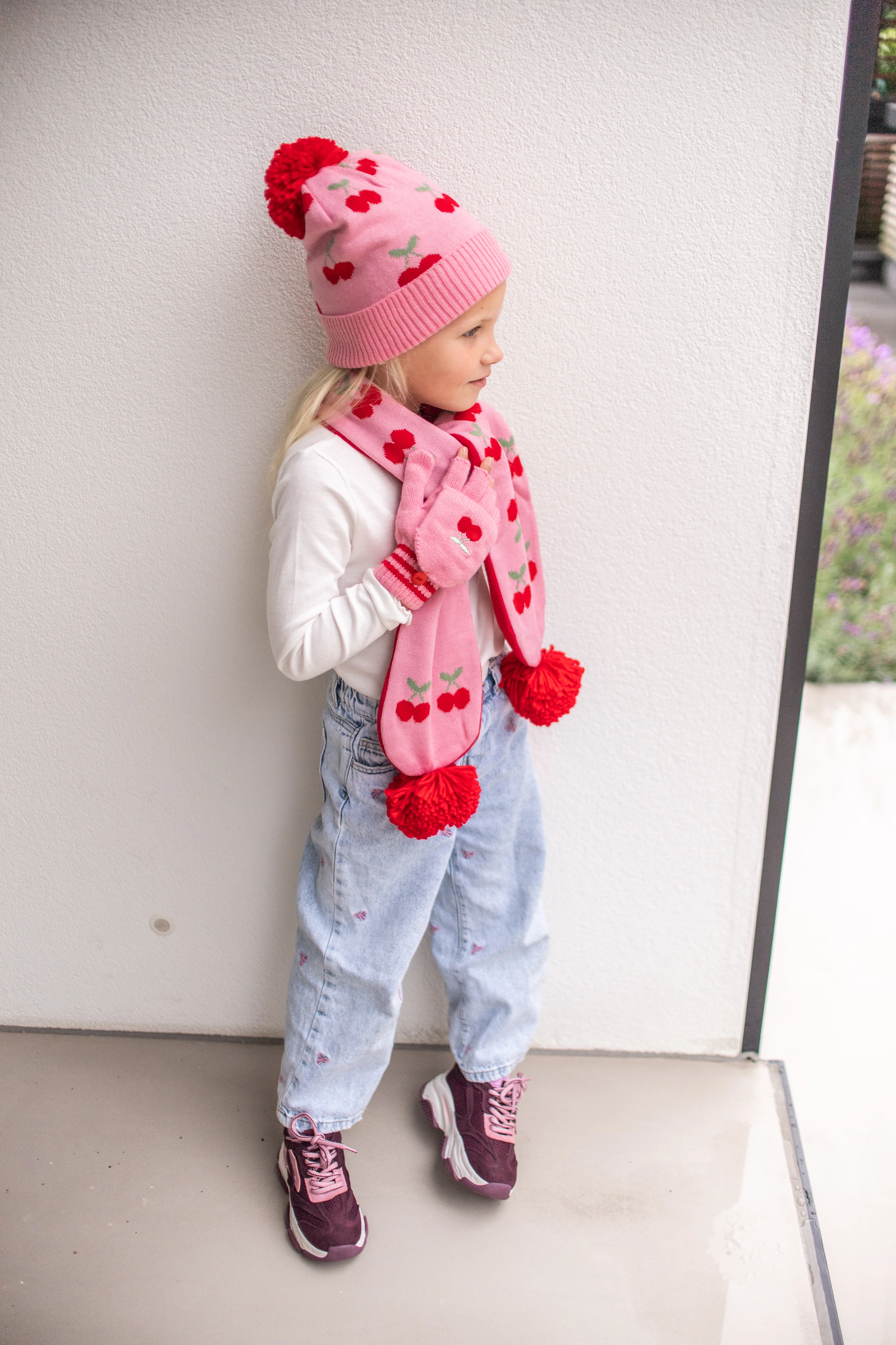 Knitted hat cheerful cherry | Rockahula - Image 6