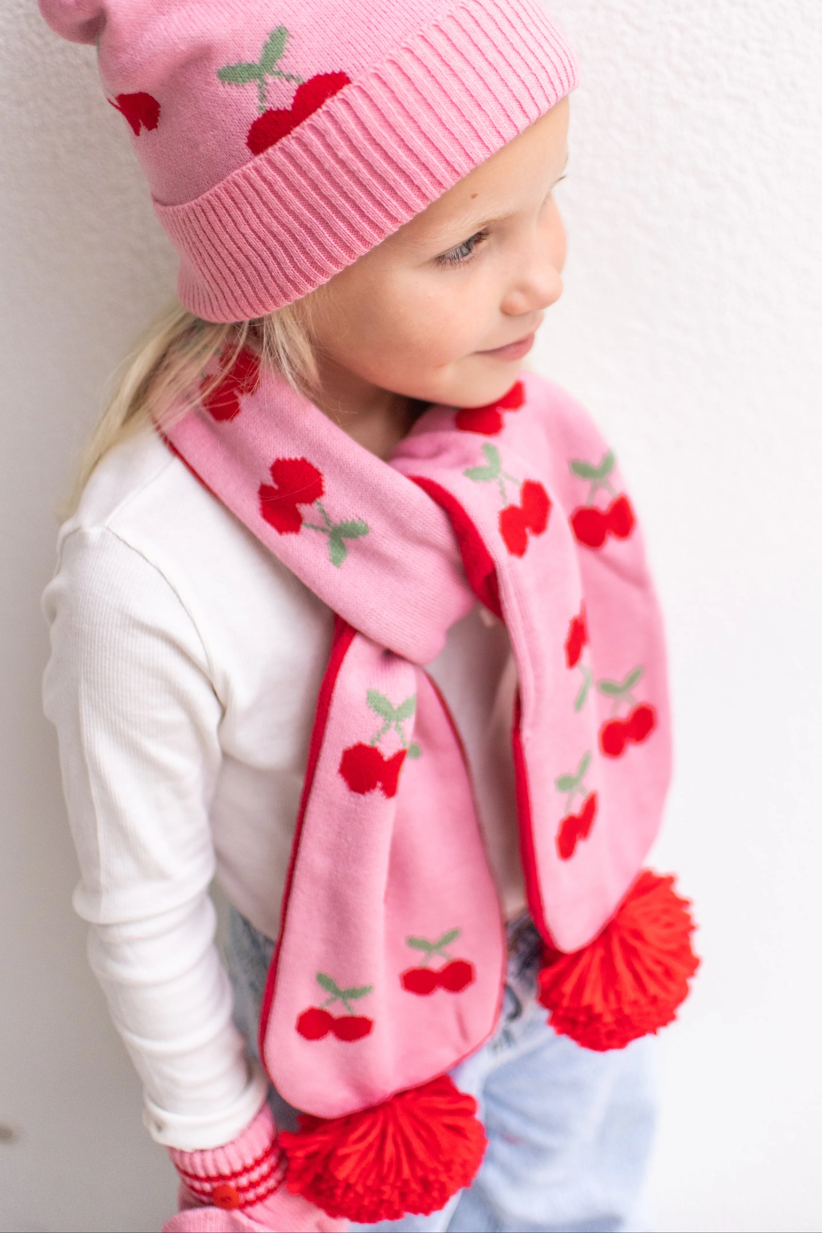 Knitted hat cheerful cherry | Rockahula - Image 7