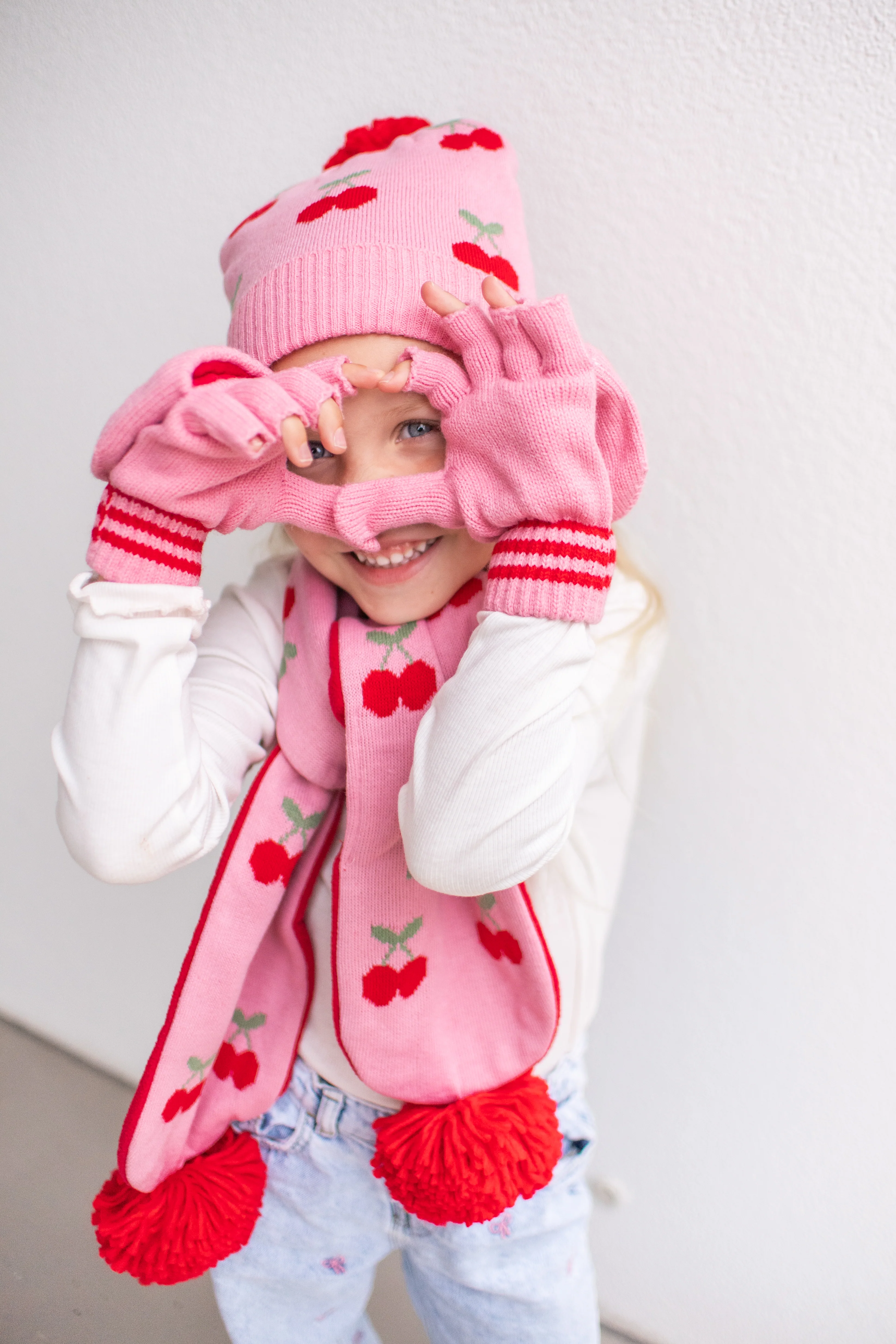 Knitted hat cheerful cherry | Rockahula - Image 8