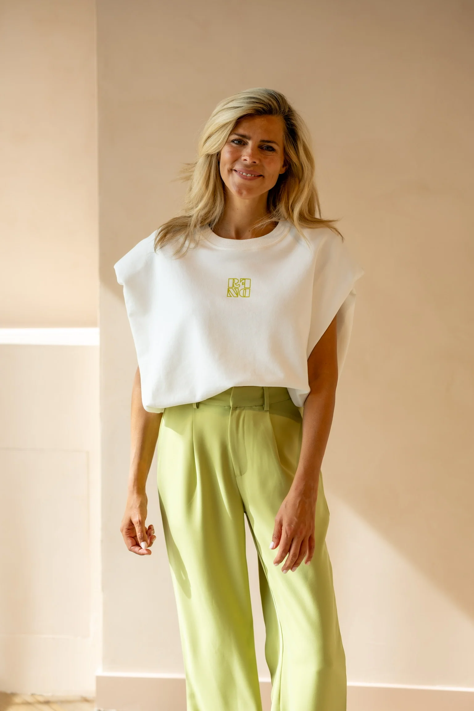 Knitted oversized sweat Jennely | Off-white | Refined Department - Image 4