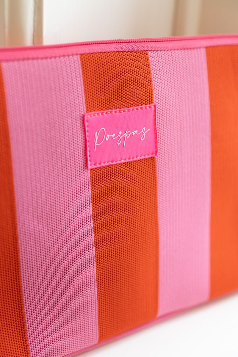 Laptophoes Lollipop | Rood/roze | Studio Poespas - Image 3
