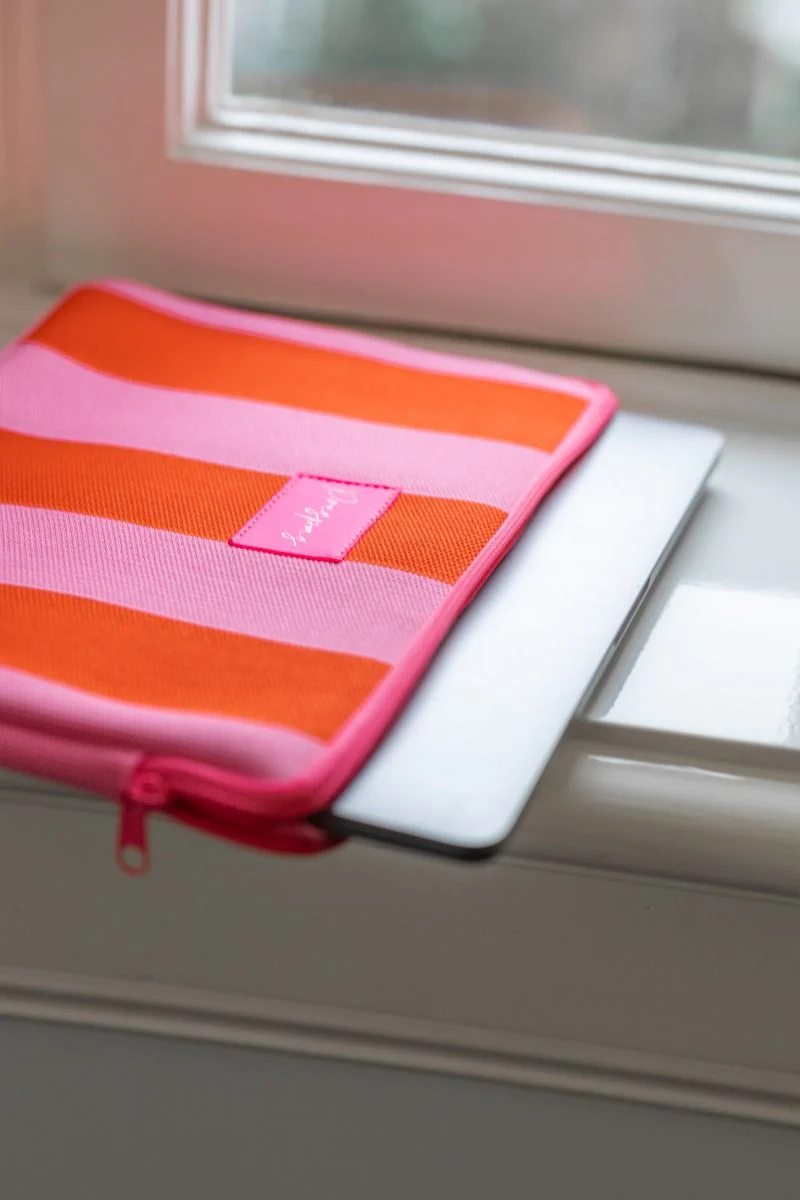 Laptophoes Lollipop | Rood/roze | Studio Poespas - Image 4