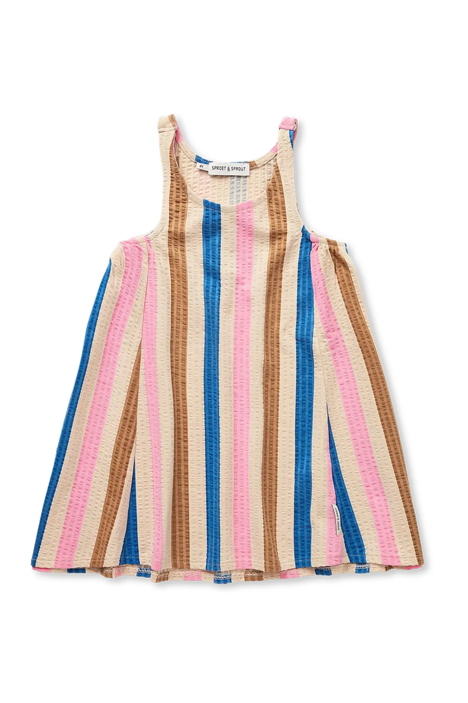 Loose dress striped | Sesame | Sproet & Sprout - Image 4