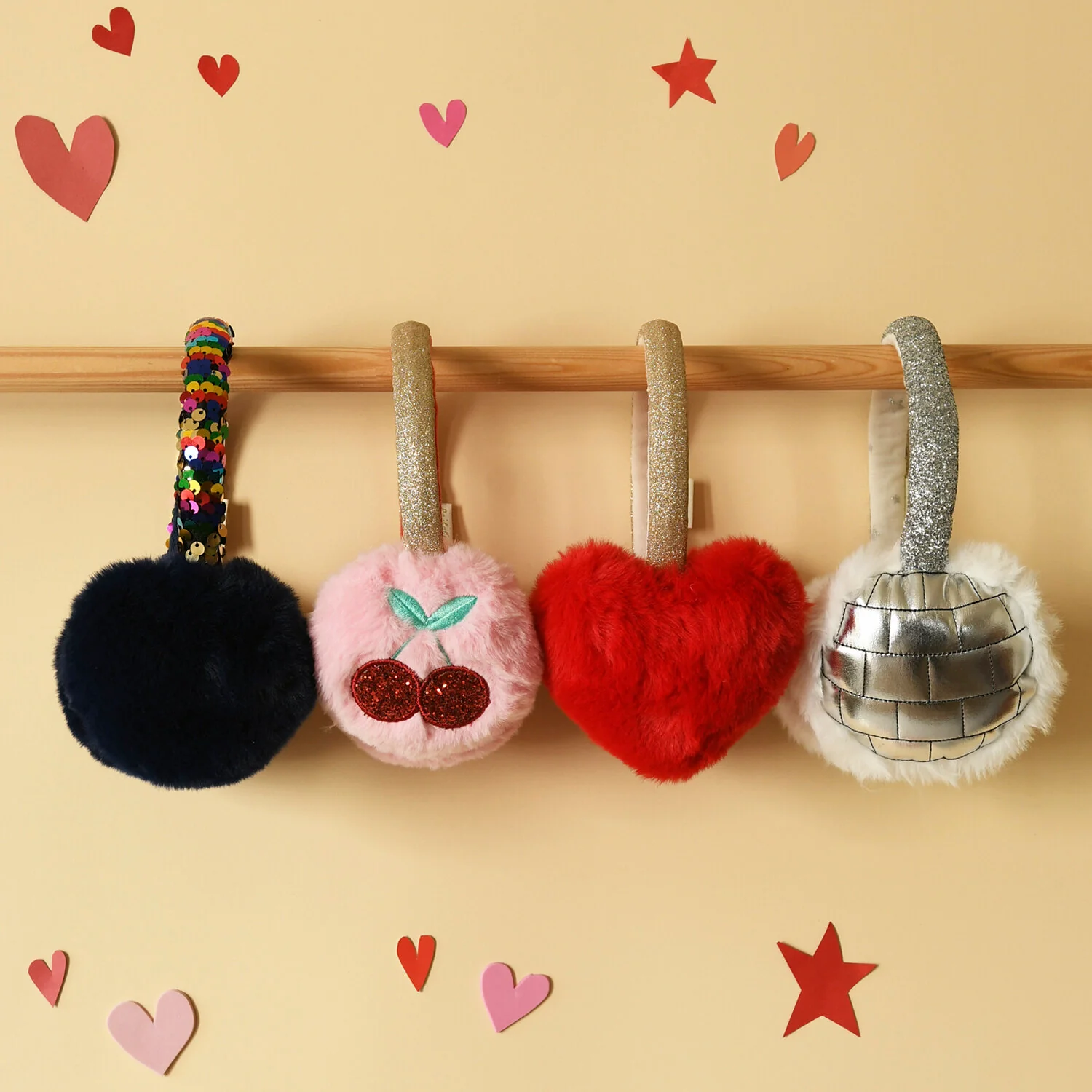 Love heart earmuffs | 3-10 jaar | Rockahula - Image 3