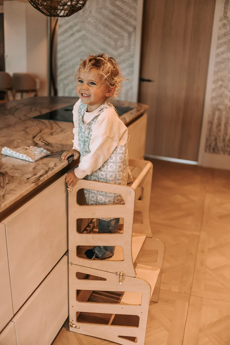 Modulair kidsmeubel | Keukenkruk | Bureau | Glijbaan - Image 10