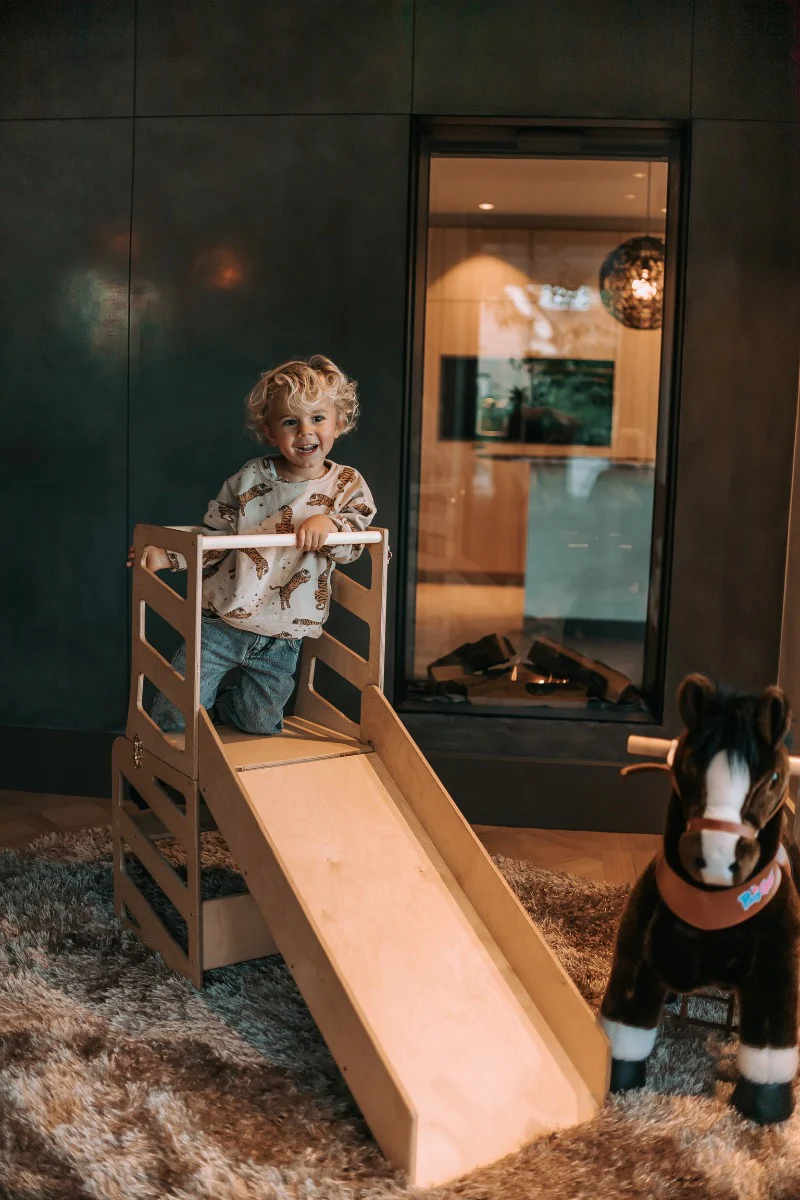 Modulair kidsmeubel | Keukenkruk | Bureau | Glijbaan - Image 12
