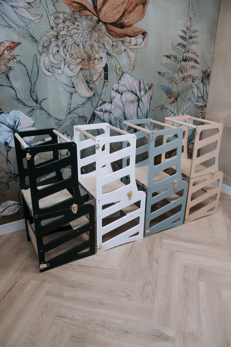 Modulair kidsmeubel | Keukenkruk | Bureau | Glijbaan - Image 14