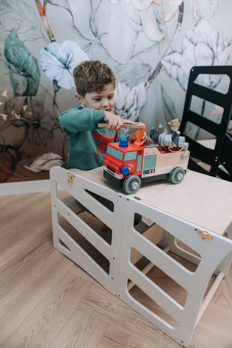 Modulair kidsmeubel | Keukenkruk | Bureau | Glijbaan - Image 17