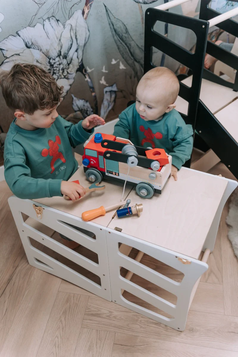 Modulair kidsmeubel | Keukenkruk | Bureau | Glijbaan - Image 20