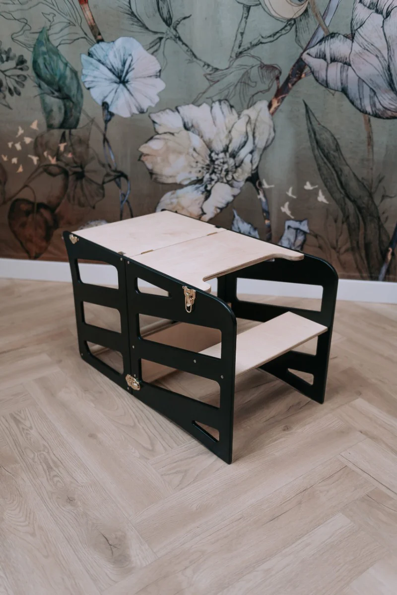 Modulair kidsmeubel | Keukenkruk | Bureau | Glijbaan - Image 8