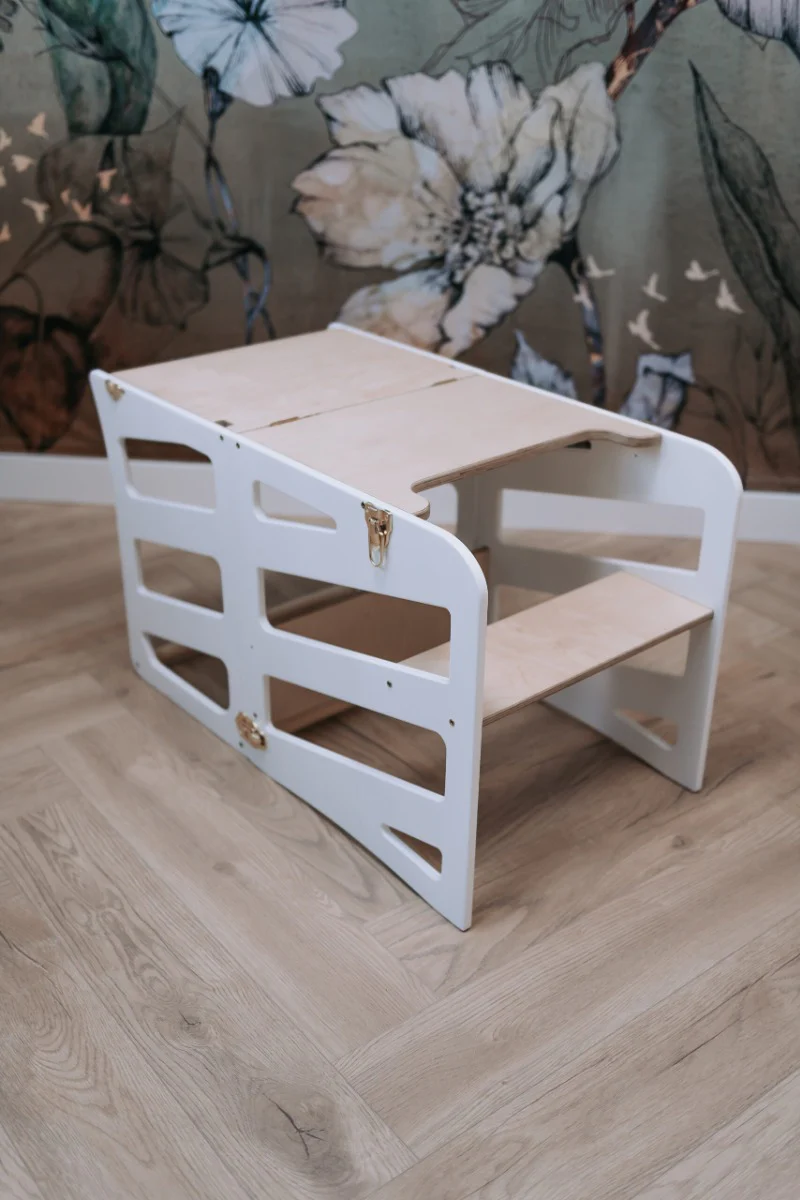 Modulair kidsmeubel | Keukenkruk | Bureau | Glijbaan - Image 9
