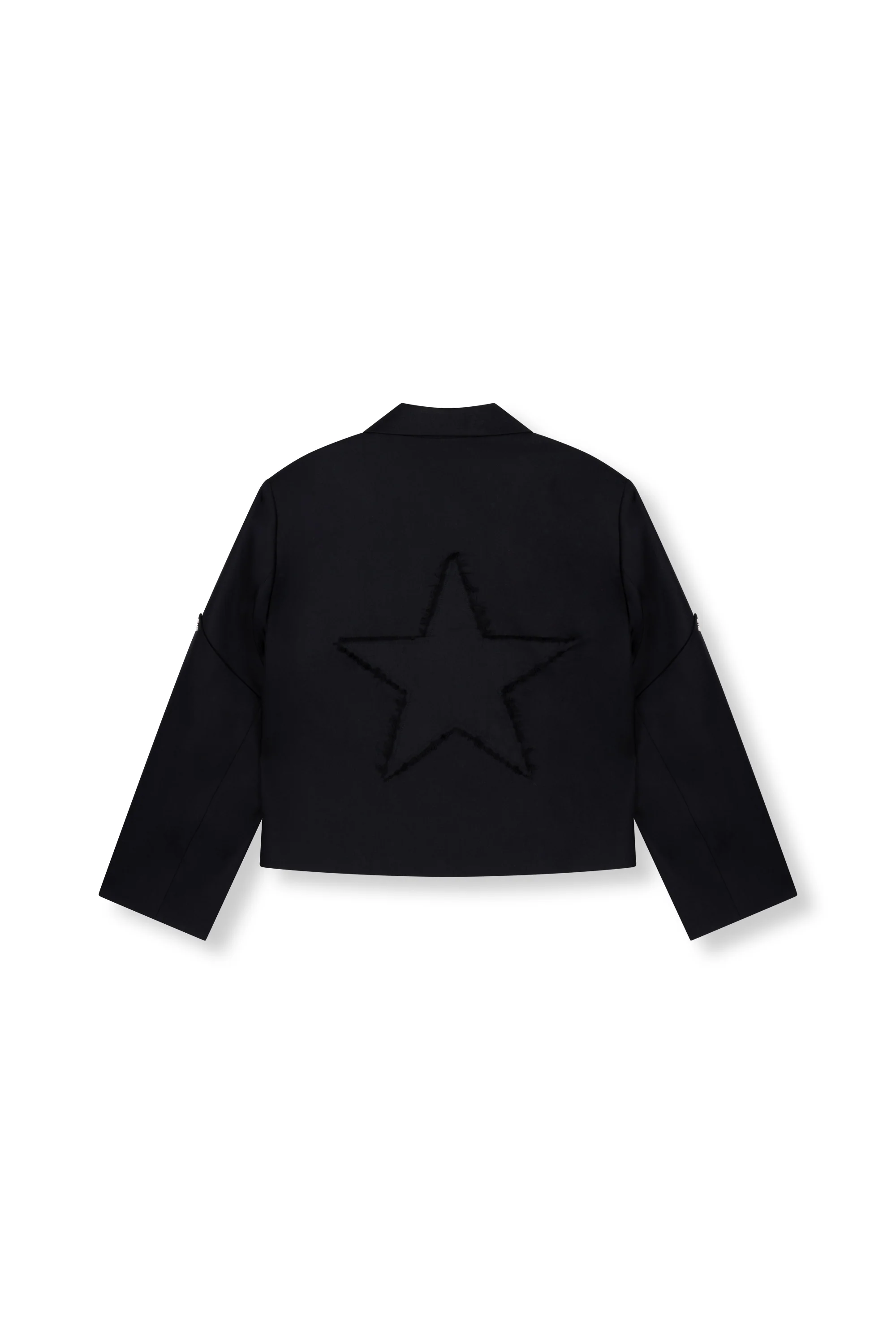 Oversized cropped blazer Star | Black | Refined Department - Image 11