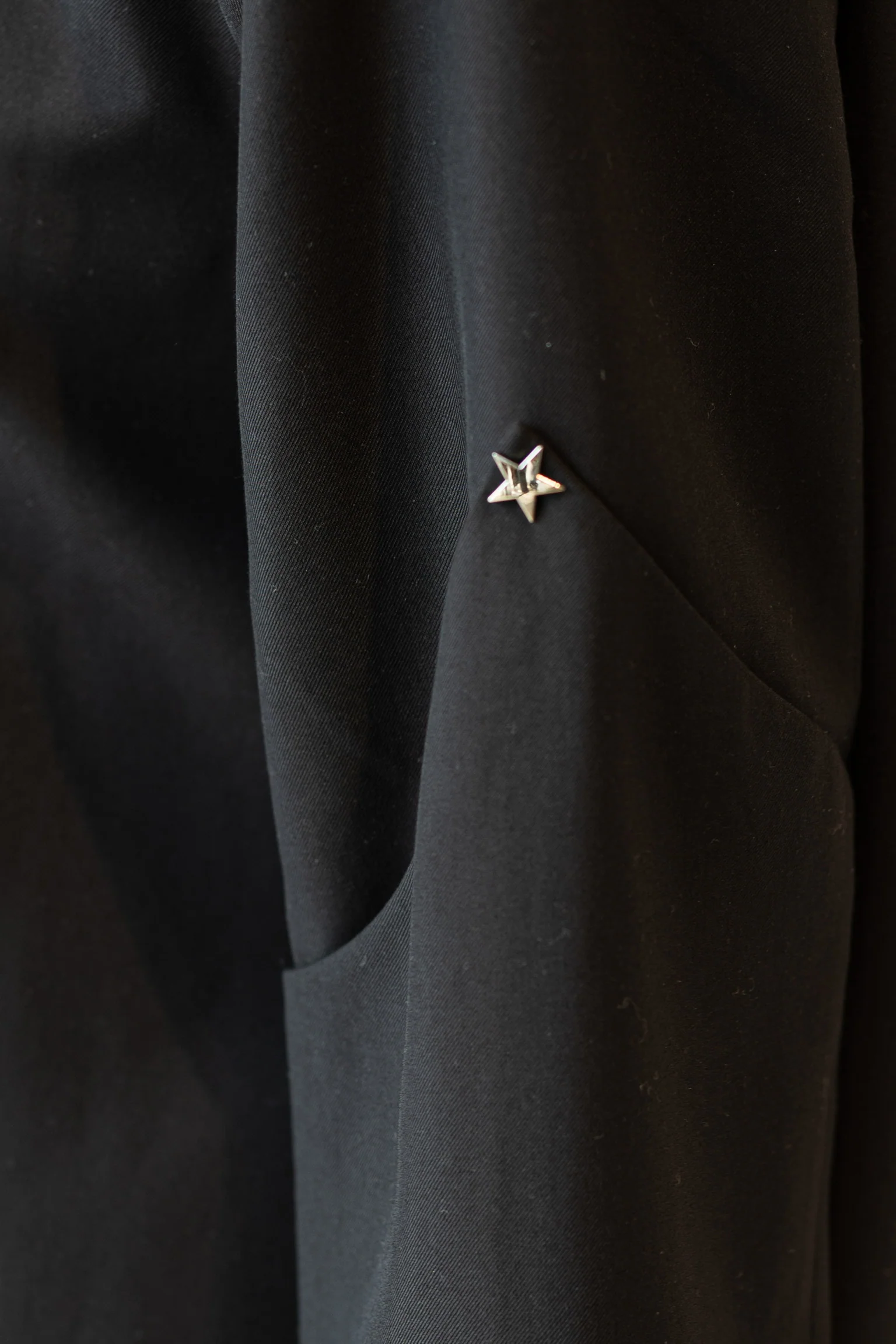 Oversized cropped blazer Star | Black | Refined Department - Image 5