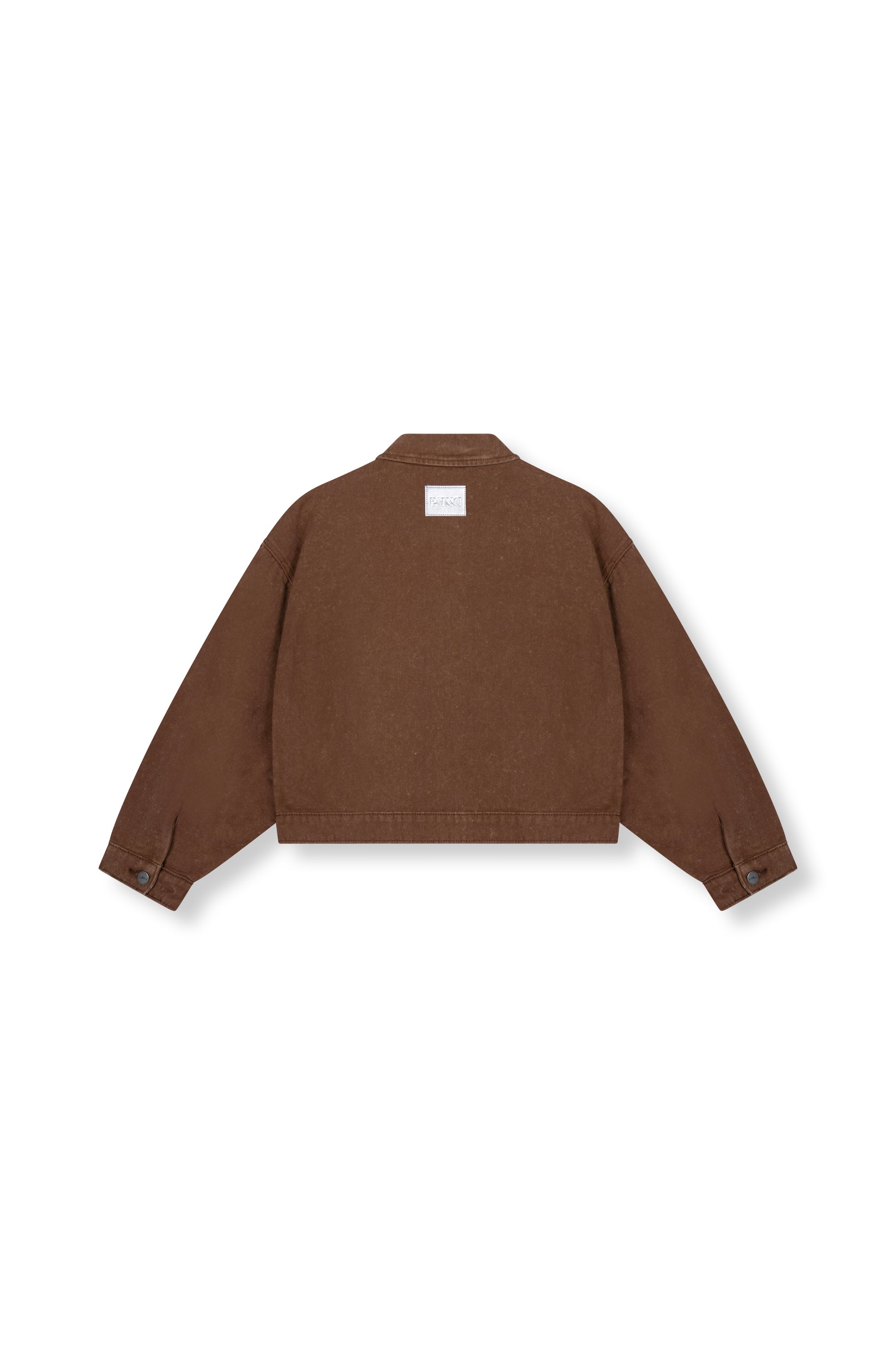 Oversized studded jacket Honni | Brown | Refined Department - Image 11