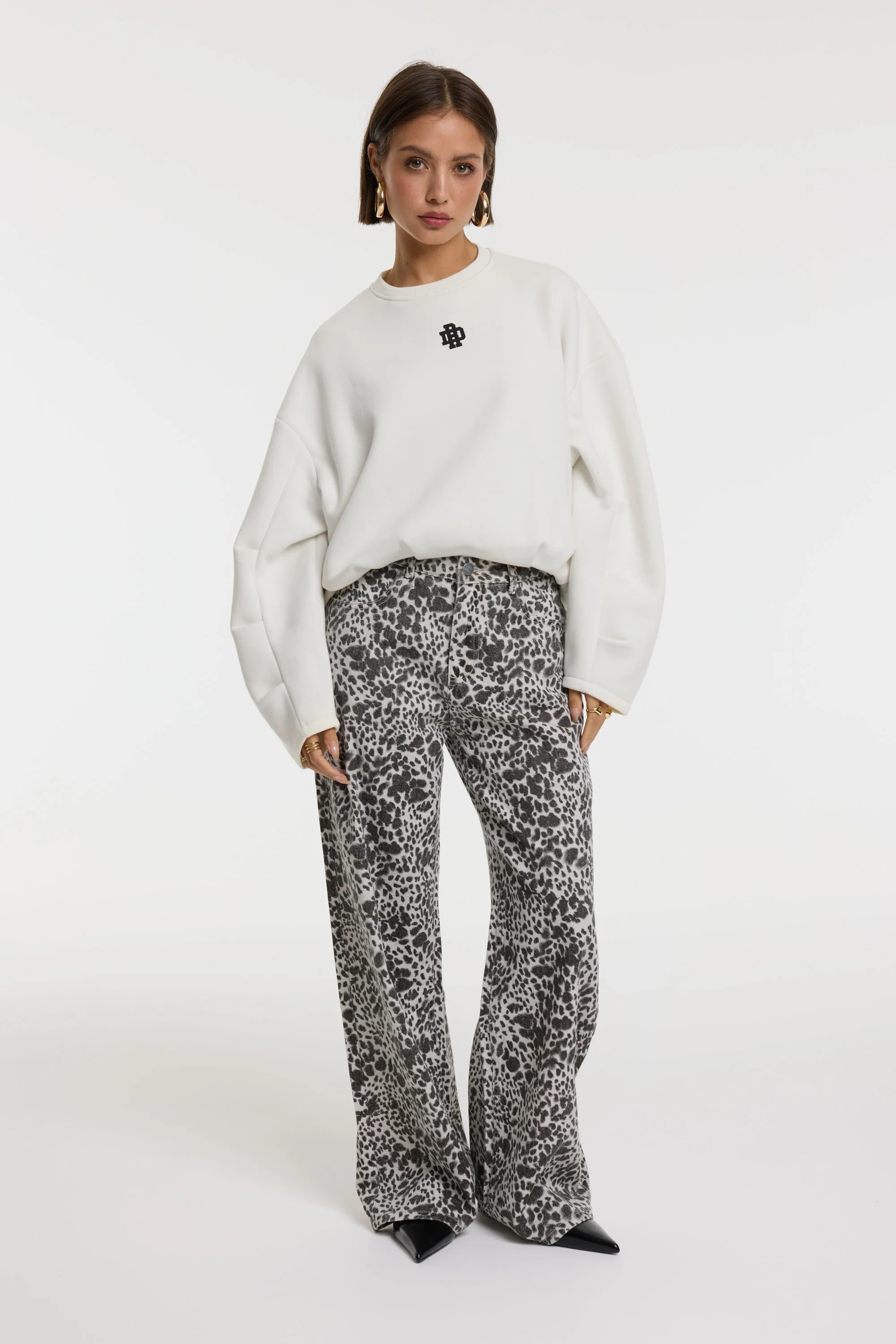 Oversized sweater Sellie | Off-white | Refined Department - Image 2