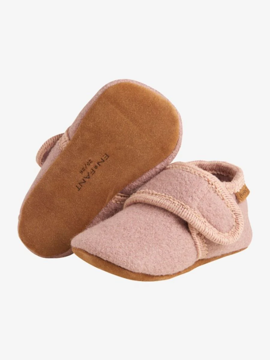 Pantoffels wol | Bark/pink | En Fant - Image 3