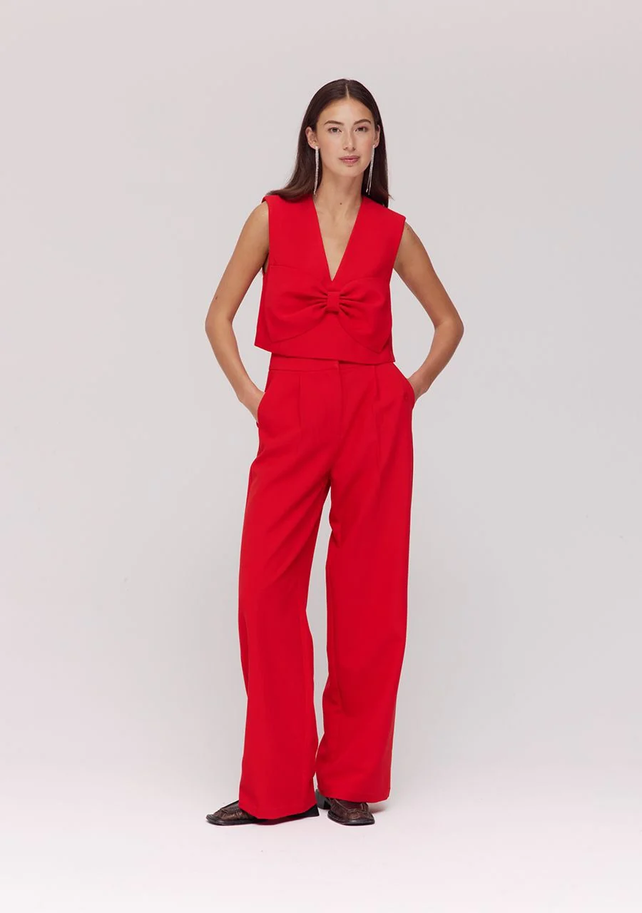 Pants Anna | Poppy red | Harper & Yve - Image 4