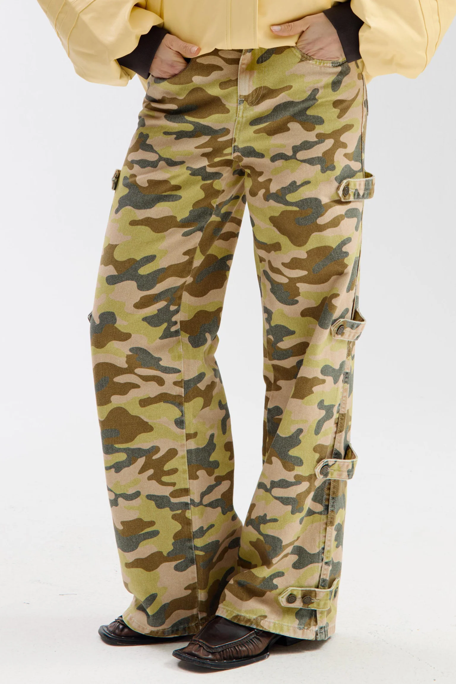 Pants Bella | Green camo | Harper & Yve - Image 2