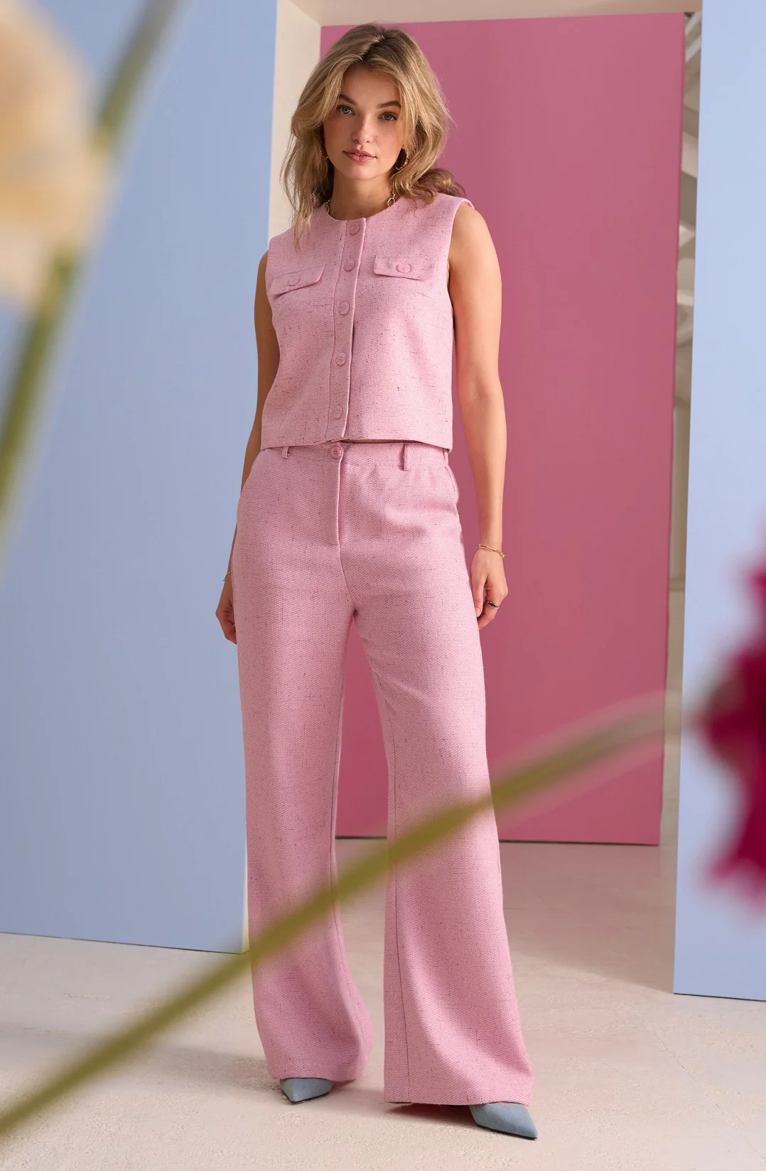 Pants Leona extra lang | Pink | Ydence - Image 7