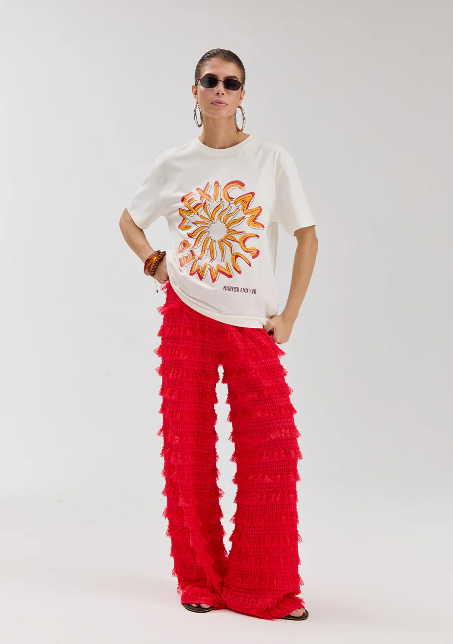 Pants Lo | High risk red | Harper & Yve - Image 2