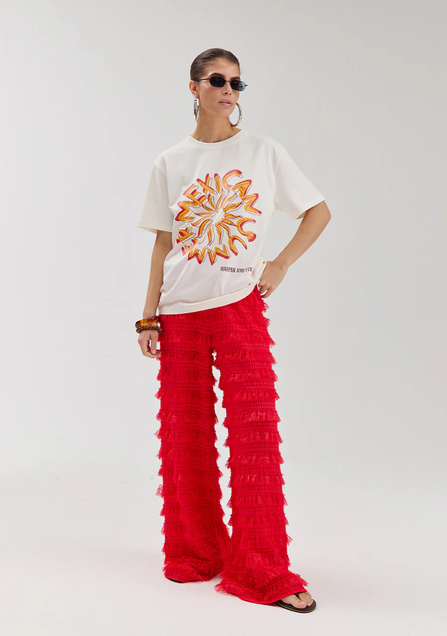 Pants Lo | High risk red | Harper & Yve - Image 3