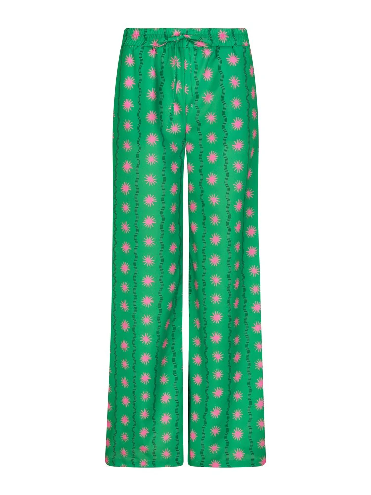 Pants Veerle | Green print | Ydence - Image 6