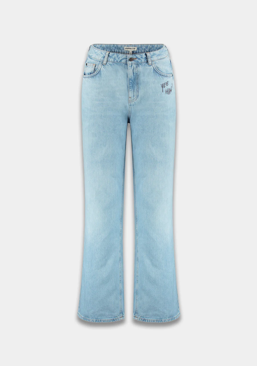 Pants Yve | Light blue howdy bandida | Harper & Yve - Image 7