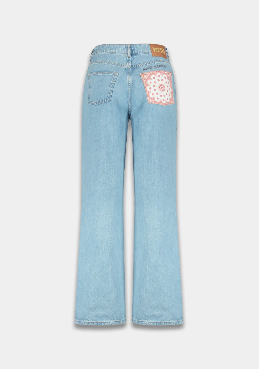 Pants Yve | Light blue howdy bandida | Harper & Yve - Image 8