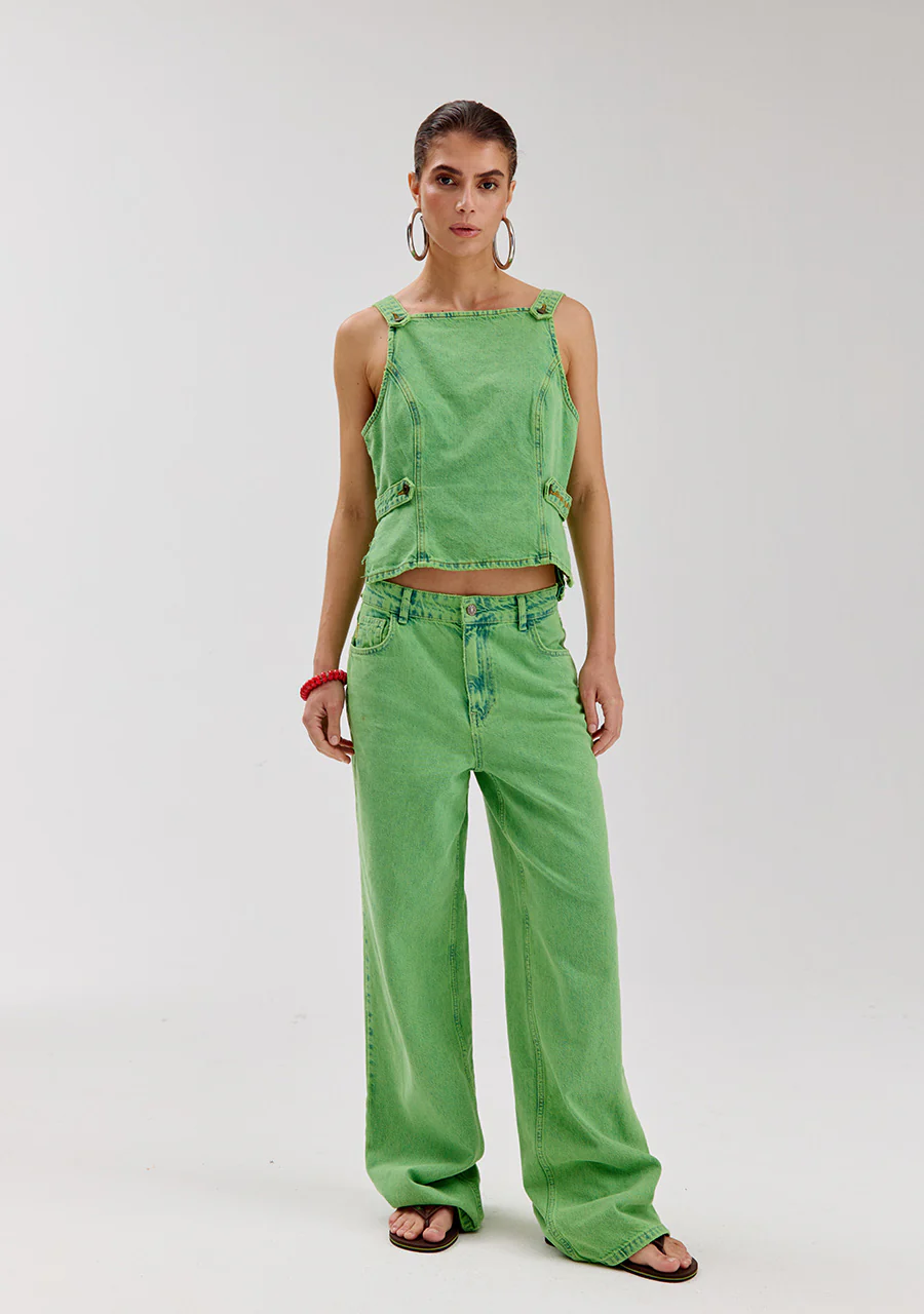 Pants Yve | Vibrant green | Harper & Yve - Image 3