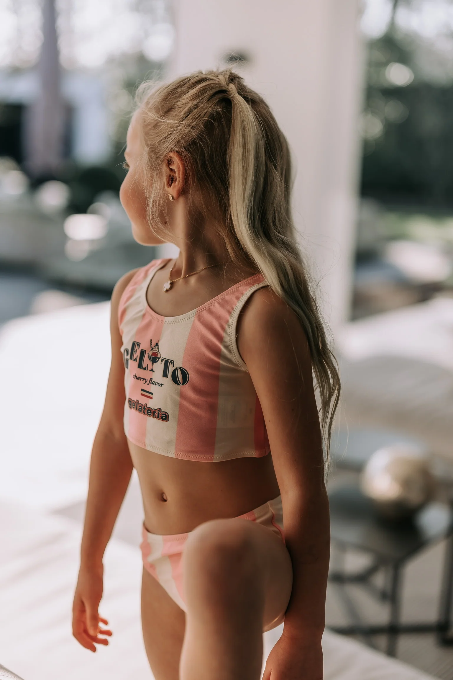 Pomia bikini | Candy rose stripe | Konges Slojd - Image 2