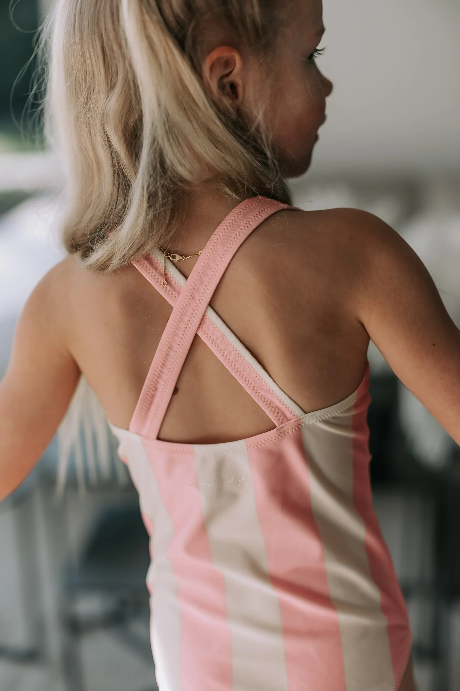 Pomia swimsuit | Candy rose stripe | Konges Slojd - Image 2