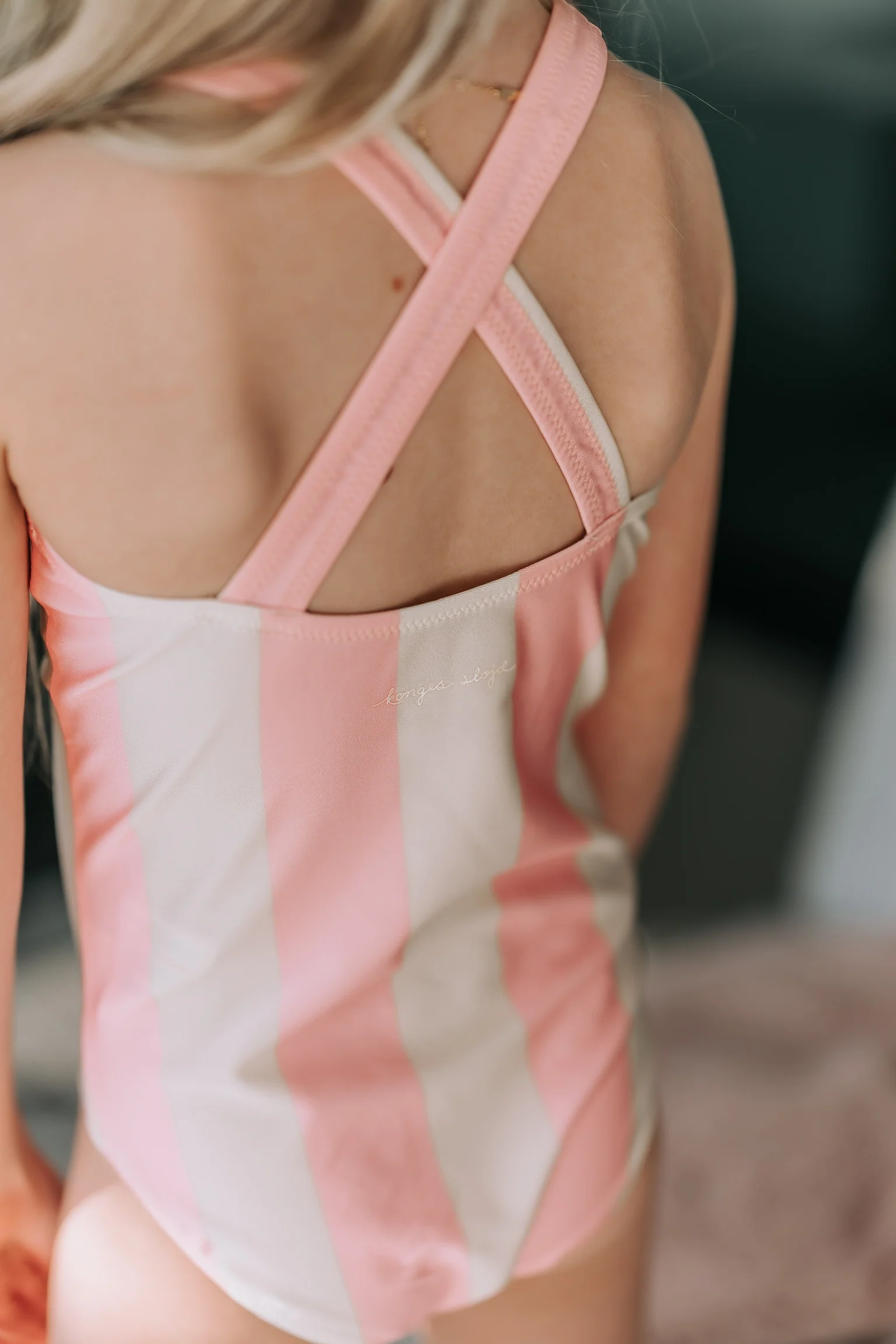 Pomia swimsuit | Candy rose stripe | Konges Slojd - Image 3