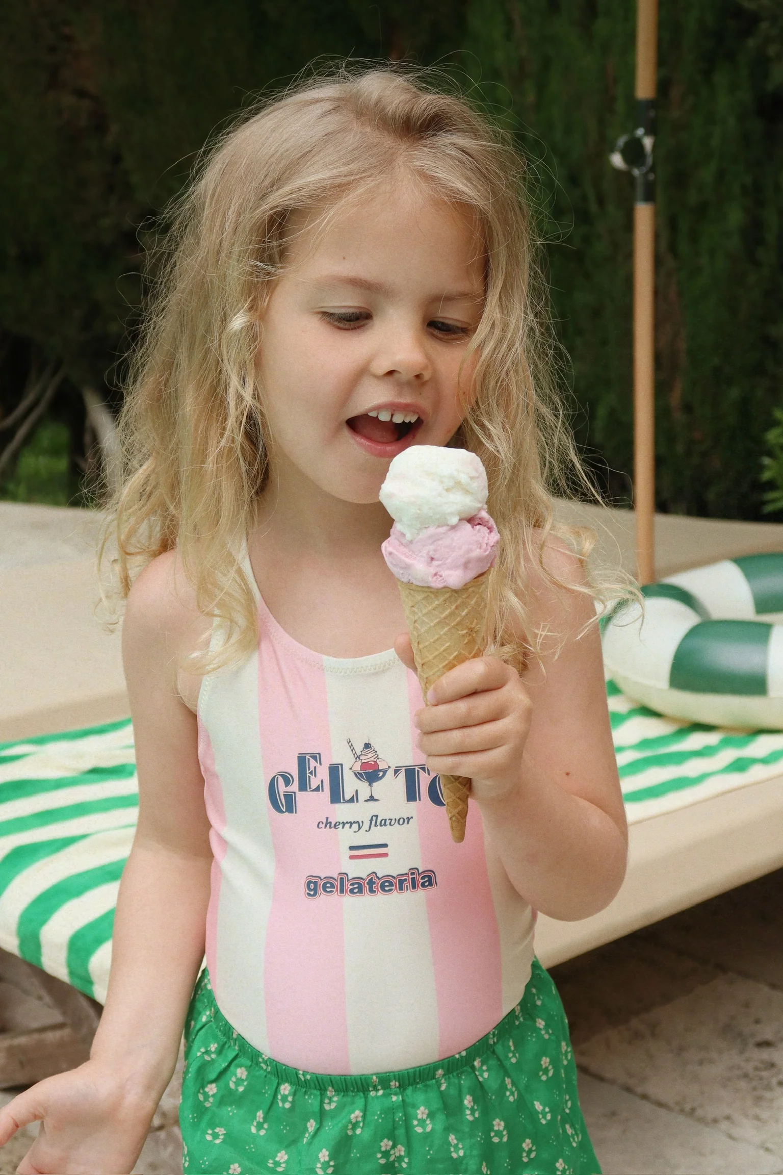 Pomia swimsuit | Candy rose stripe | Konges Slojd - Image 9
