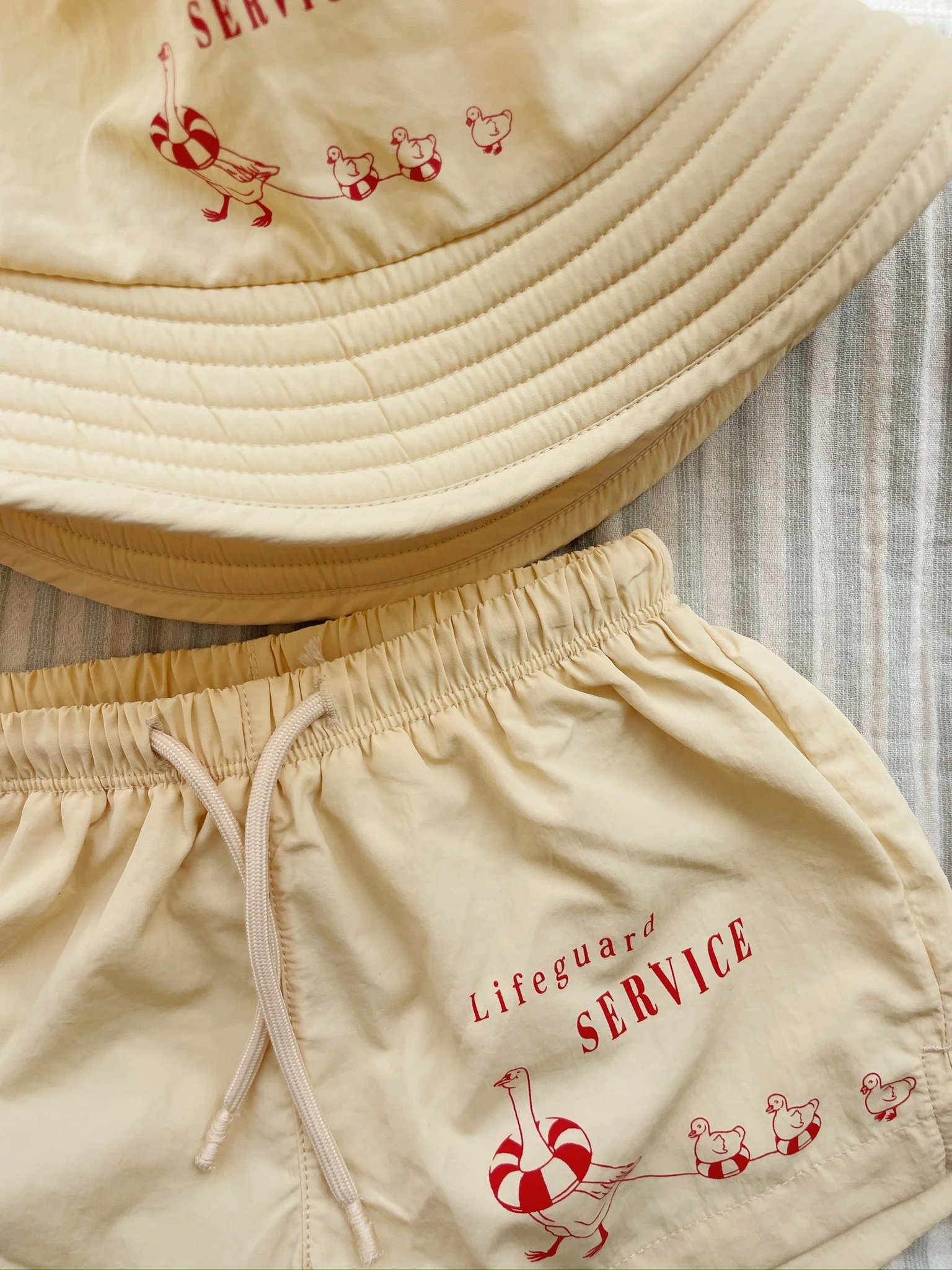 Pomio swim short | Banana crepe | Konges Slojd - Image 5