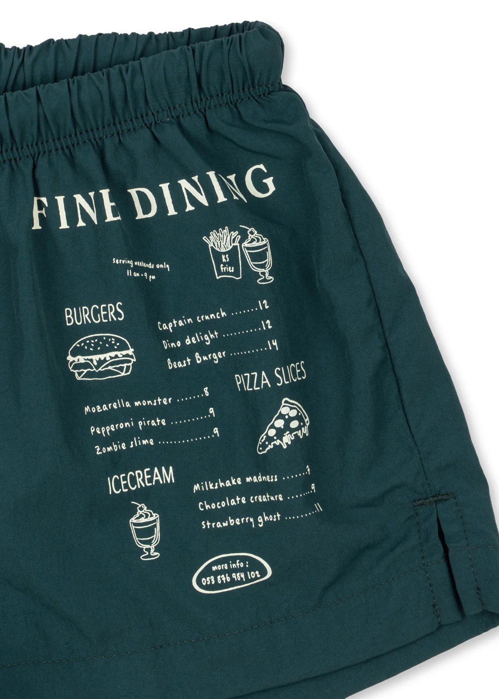 Pomio swim short | Sea moss | Konges Slojd - Image 3