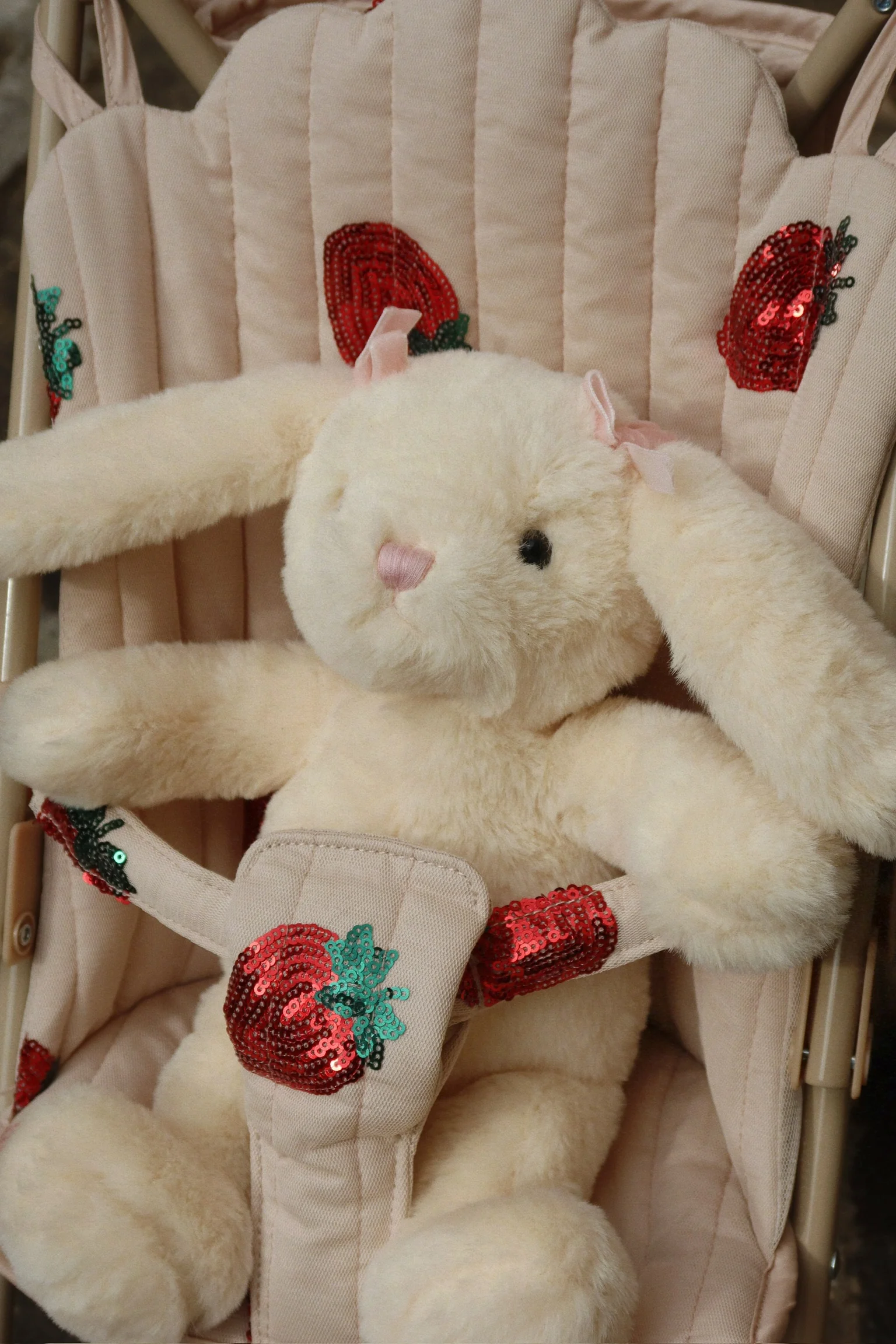 Poppenbuggy tulle | Strawberry | Konges Slojd - Image 2