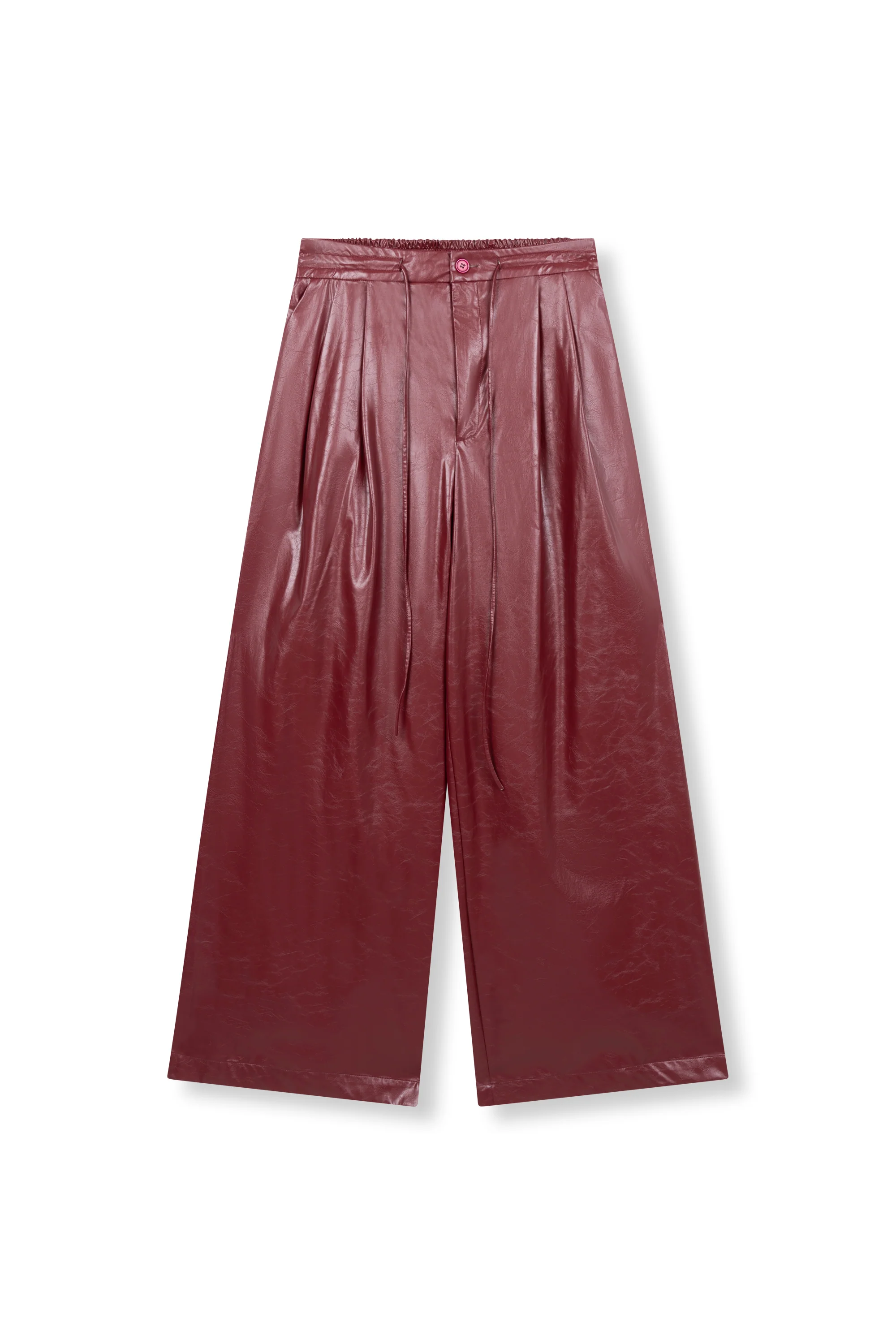 PU pants Bibi | Bordeaux | Refined Department - Image 12
