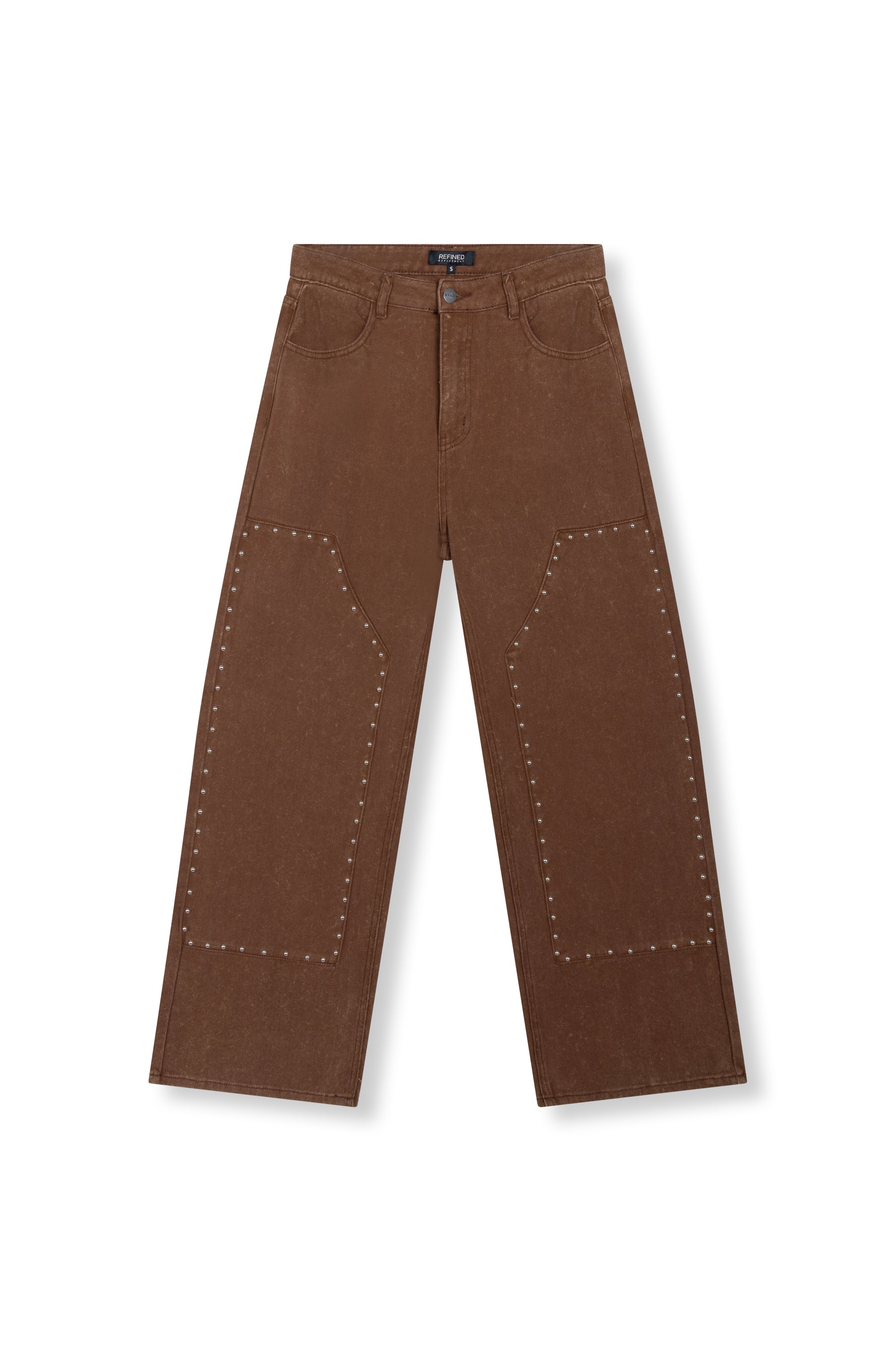 Relaxed star jeans Payton | Brown | Refined Department - Image 11