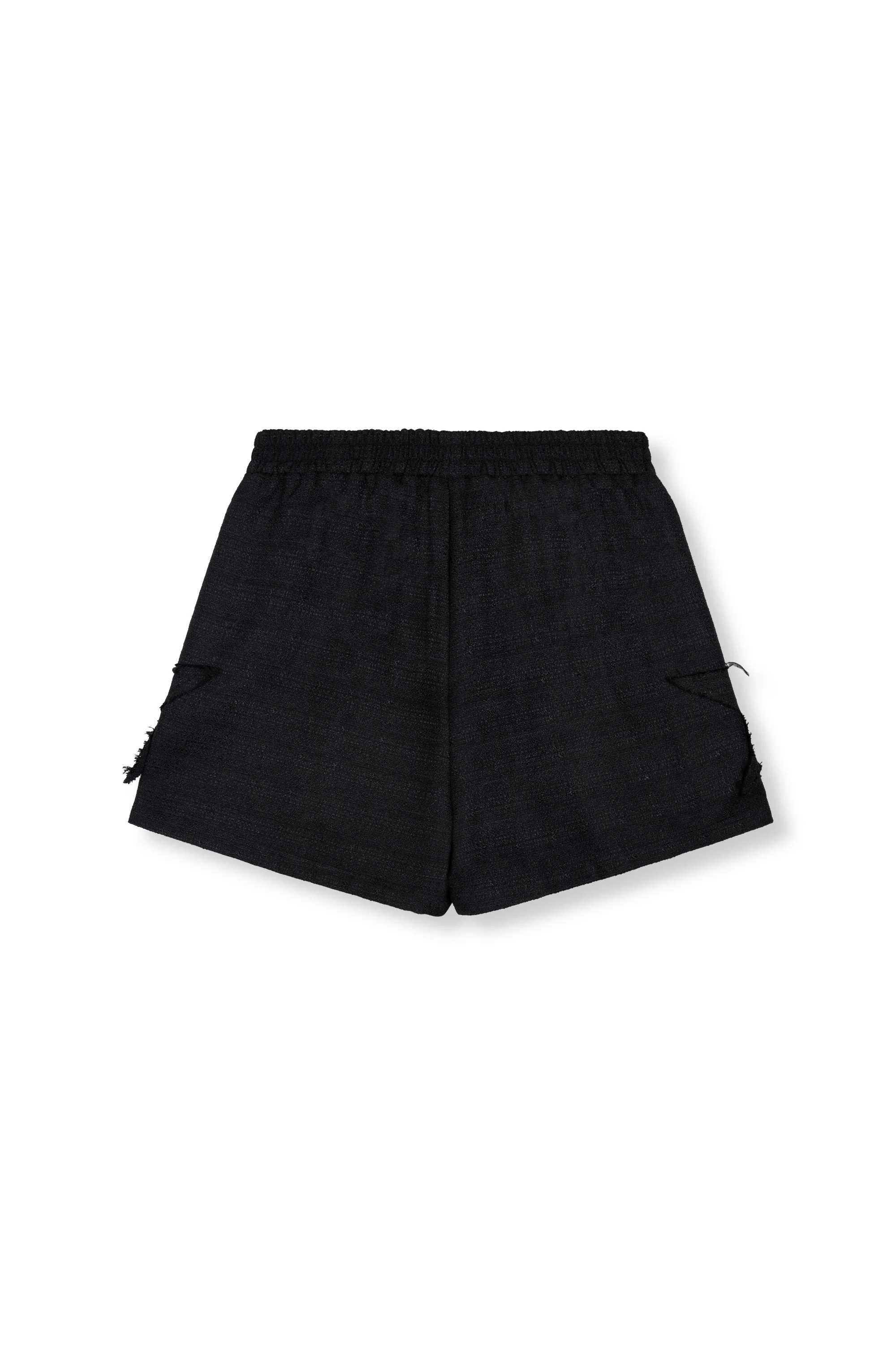 Relaxed tweed short Mone | Black | Refined Department - Image 7