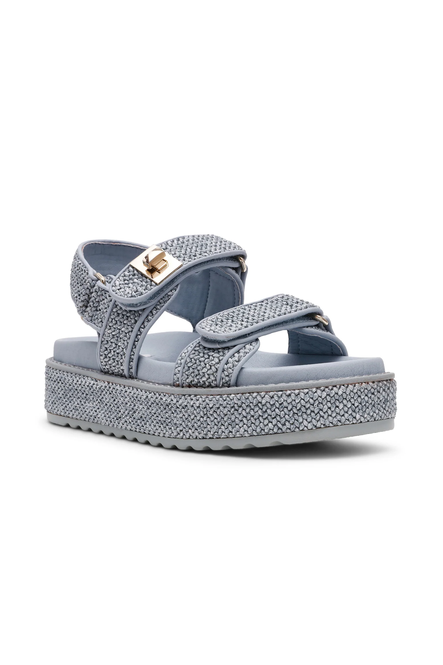 Sandaal Bigmona | Blue raffia | Steve Madden - Image 2