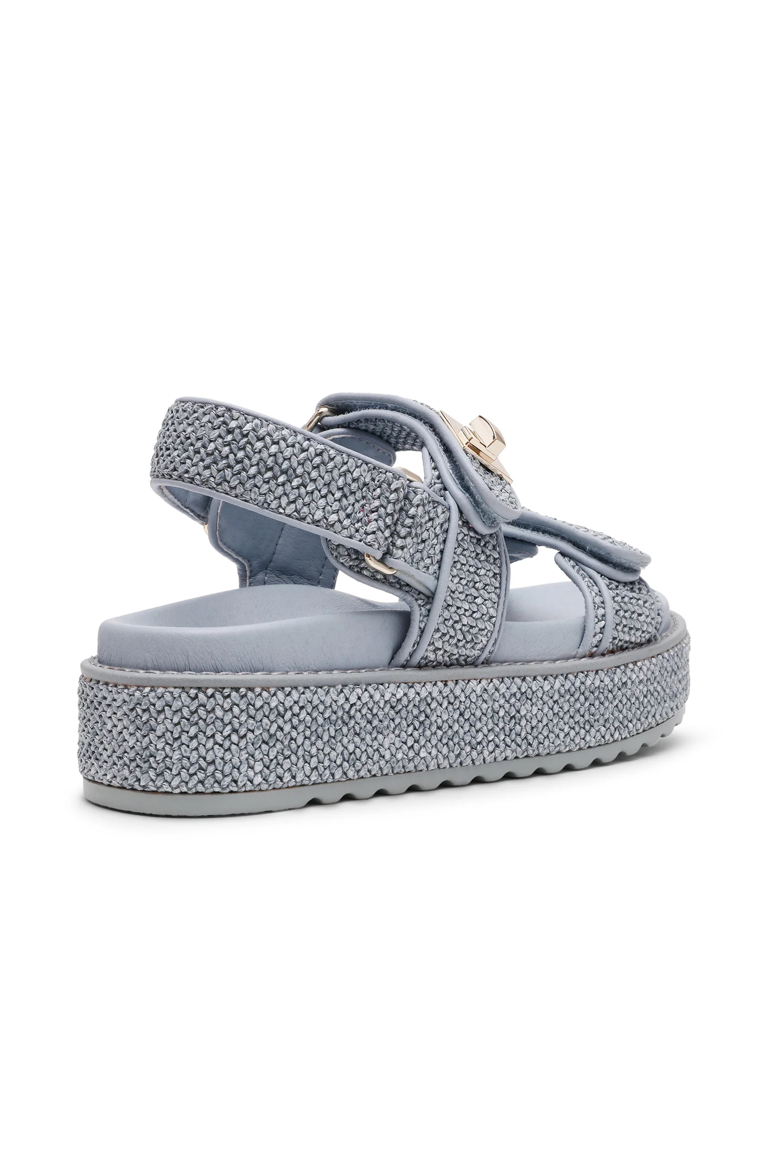 Sandaal Bigmona | Blue raffia | Steve Madden - Image 3
