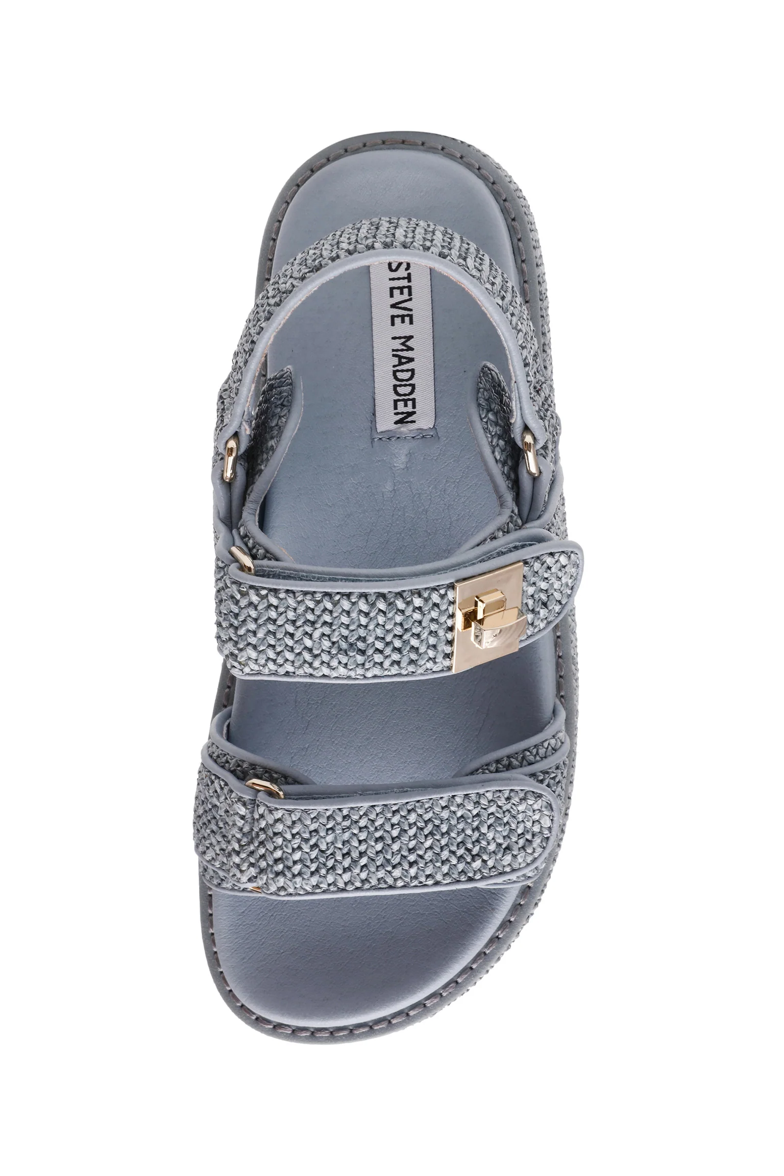 Sandaal Bigmona | Blue raffia | Steve Madden - Image 6