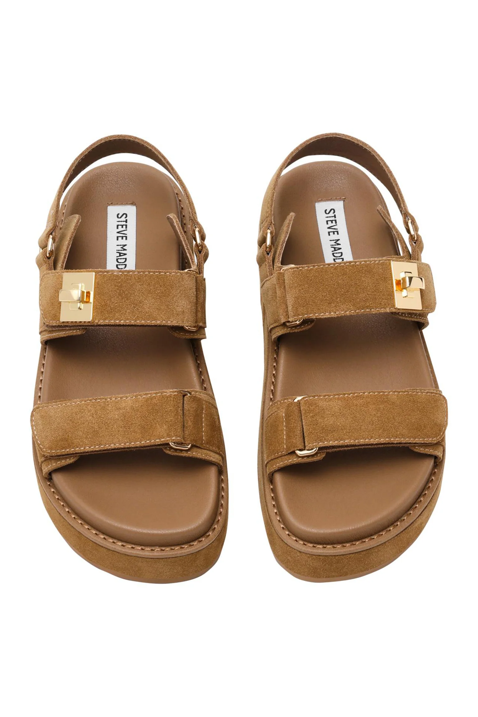 Sandaal Bigmona | Tan suede | Steve Madden - Image 5
