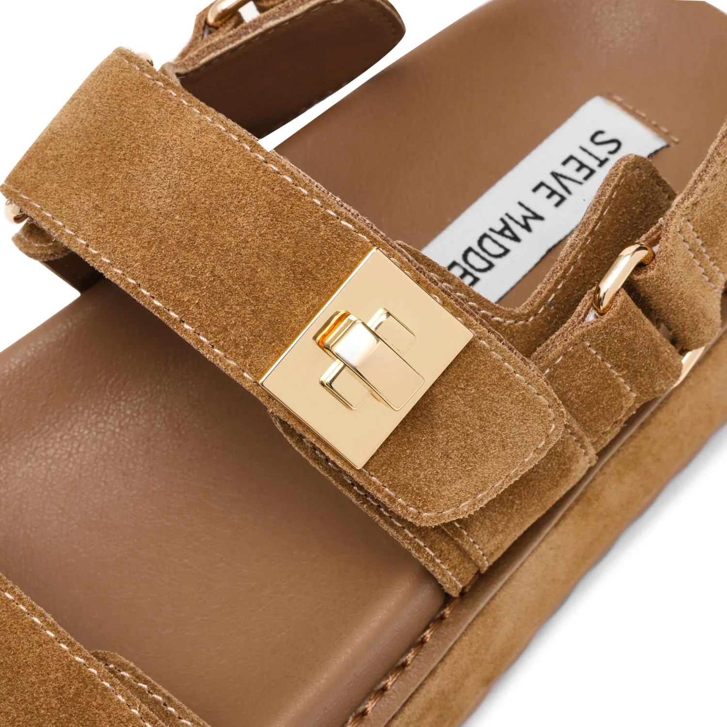 Sandaal Bigmona | Tan suede | Steve Madden - Image 7