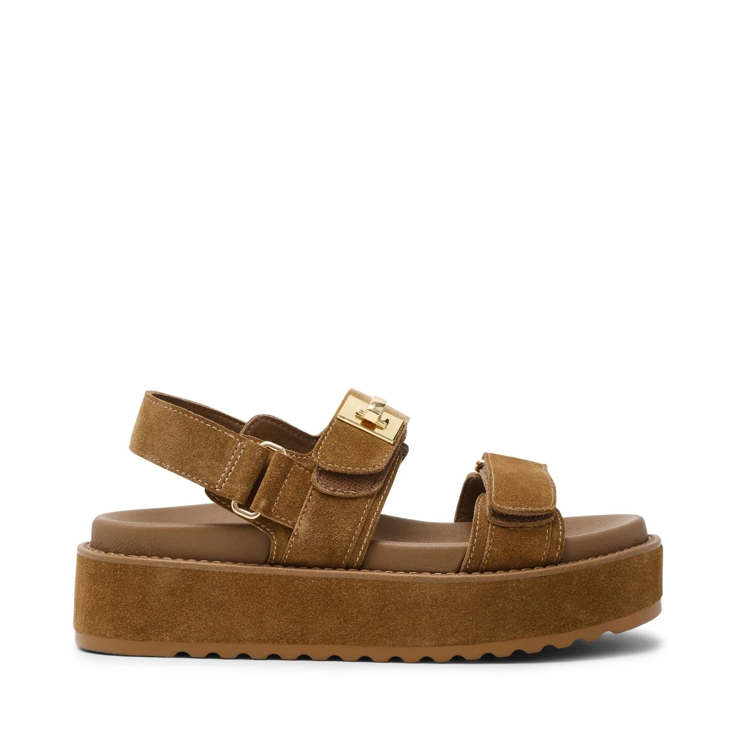 Sandaal Bigmona | Tan suede | Steve Madden - Image 8