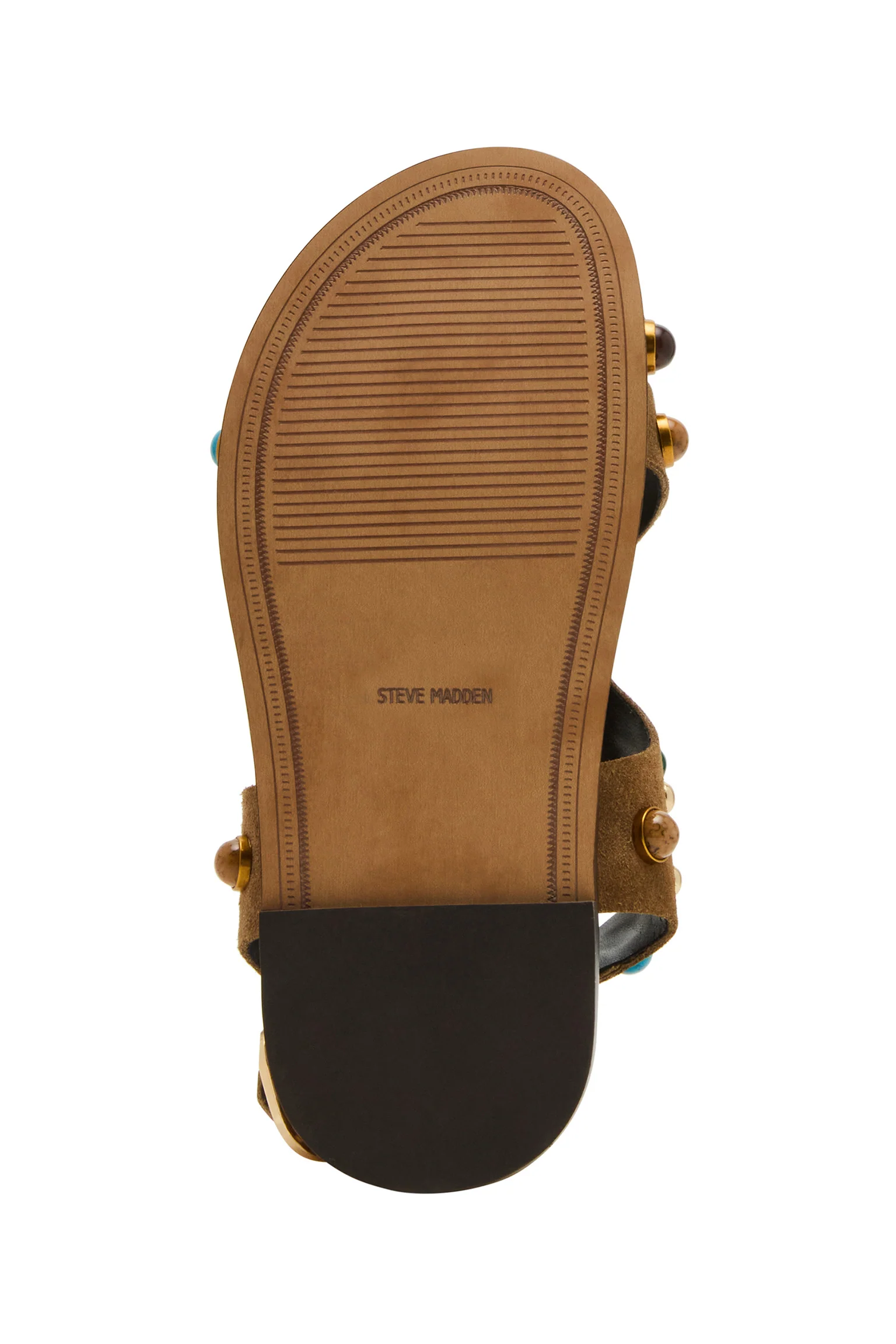 Sandaal Linear | Taupe suede | Steve Madden - Image 6