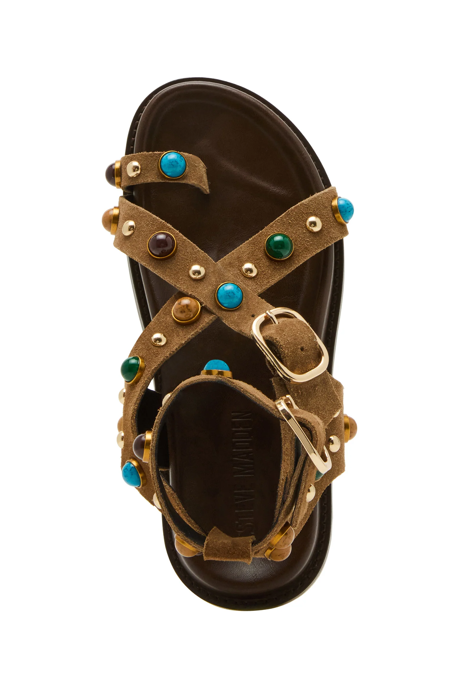 Sandaal Linear | Taupe suede | Steve Madden - Image 7